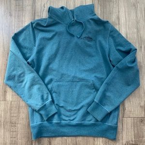 Patagonia Pullover Hooded Sweatshirt Blue Small